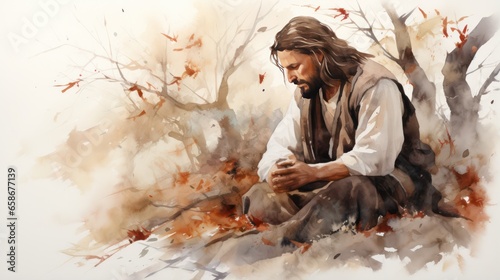 Jesus Praying