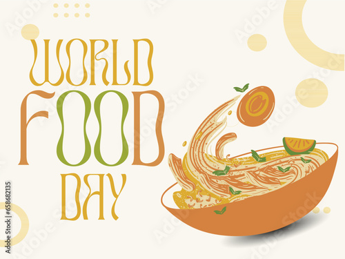 world food day concept background. world vegetable day, vegan day concept.