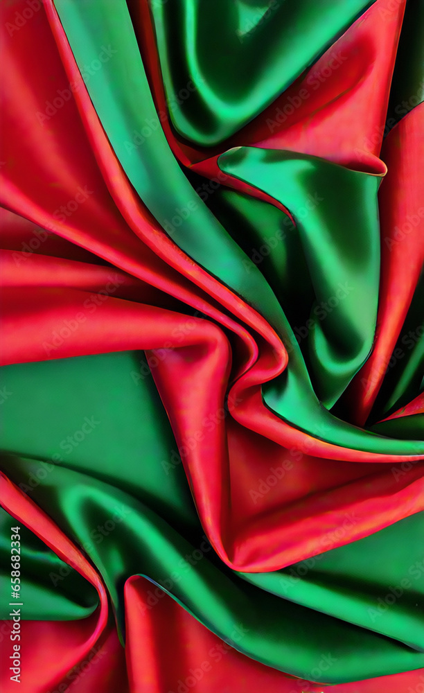 green red silk silky satin fabric elegant extravagant luxury wavy shiny luxurious shine drapery background wallpaper seamless abstract showcase backdrop artistic design presentation material texture green red silk silky satin fabric elegant extravagant luxury wavy shiny luxurious shine drapery background wallpaper seamless abstract showcase backdrop artistic design presentation material texture