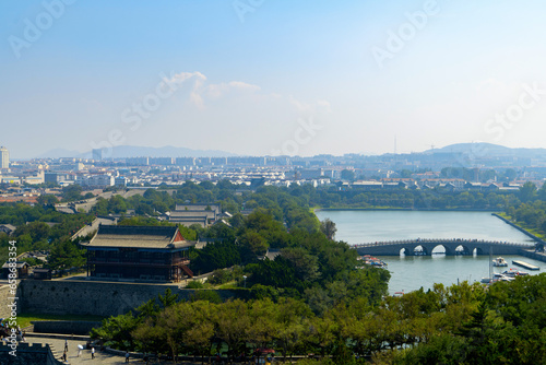 Castle on the Sea, Qing Dynasty Water City Site, Penglai, Shandong, China photo