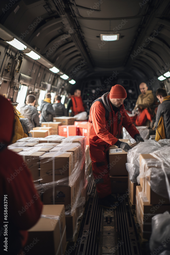 Rescue team sent to disaster-stricken area with basic necessities and medicines, doctors without borders, volunteer doctors in critical areas, generated AI