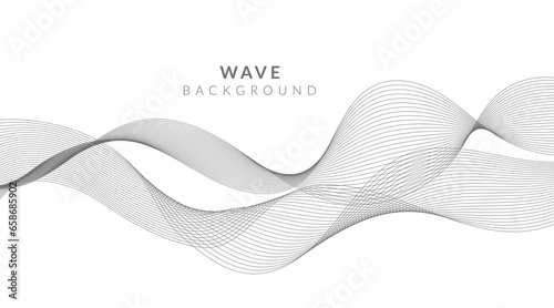 black and white background with wavy lines