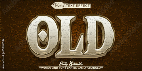 Ancient Historical Old Vector Editable Text Effect Template