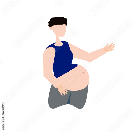 illustration of a woman