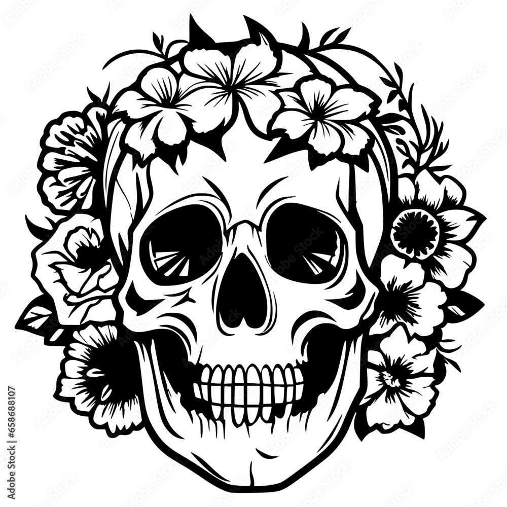 Obraz premium skull and crossbones