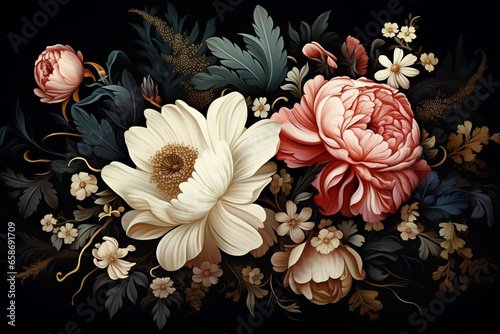 background with flowers