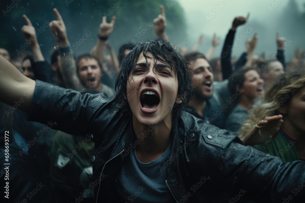 A picture showing a group of people with their hands raised in the air. This image can be used to represent unity, celebration, or a crowd cheering. A picture showing a group of people with their hands raised in the air. This image can be used to represent unity, celebration, or a crowd cheering.