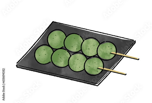 草あん団子