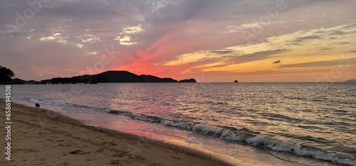 Korean scenery - Just before sunset in the Yellow Sea 2