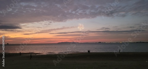 Korean scenery - Just before sunset in the Yellow Sea 1
