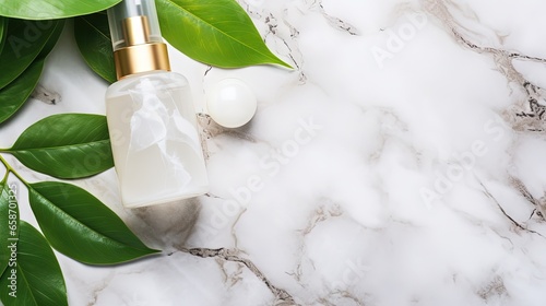 Cosmetic serum and glasswar...