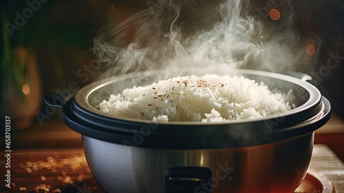Cooking jasmine rice in an ...