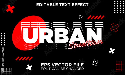 Vector Urban Text Effect