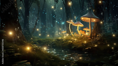 Glimmers in enchanted woods