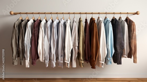 Hang indoor dry cleaned clo...