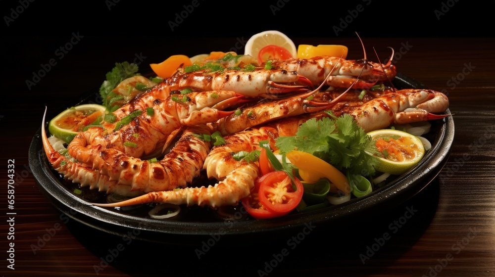 Grilled squid and seafood are staples in Thai cuisine at this hotel Grilled squid and seafood are staples in Thai cuisine at this hotel