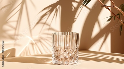 Bohemian crystal glass shin...