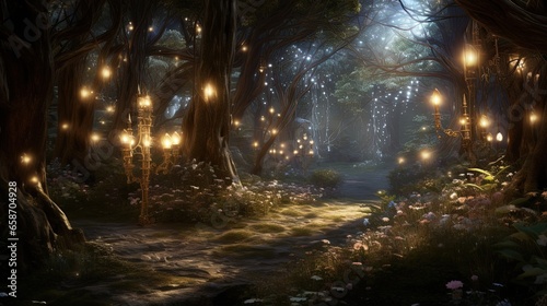 Glimmers in enchanted woods