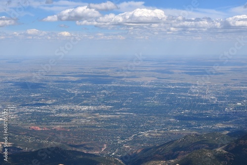 View from Piles Peak Colorado