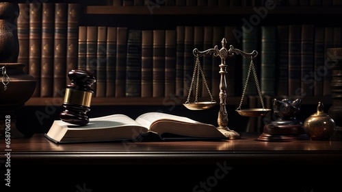 Court trial in progress jud...