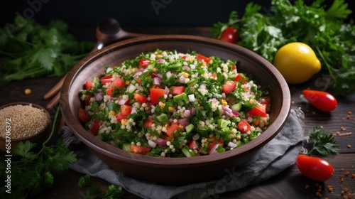 Healthy vegetarian Mediterr...