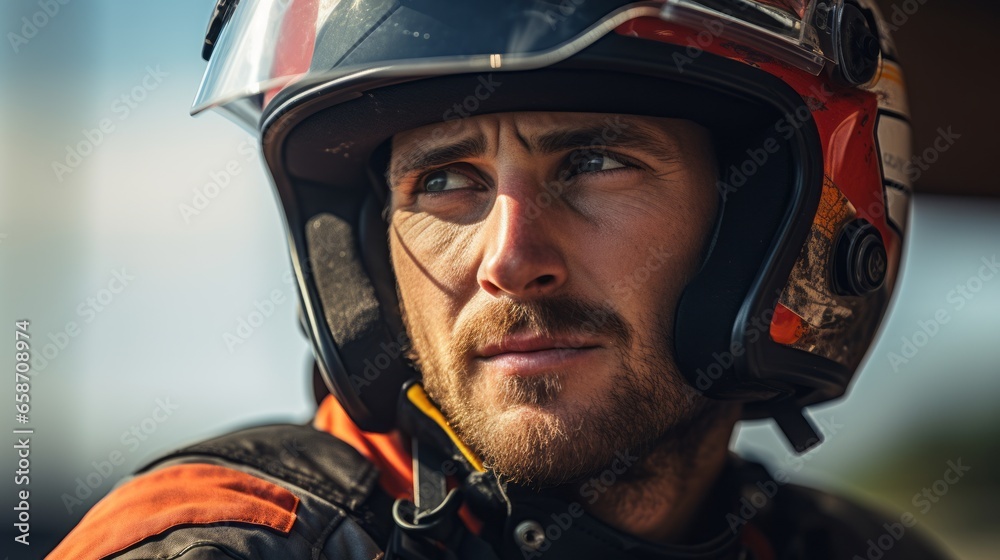handsome man in motorcycle helmet handsome man in motorcycle helmet