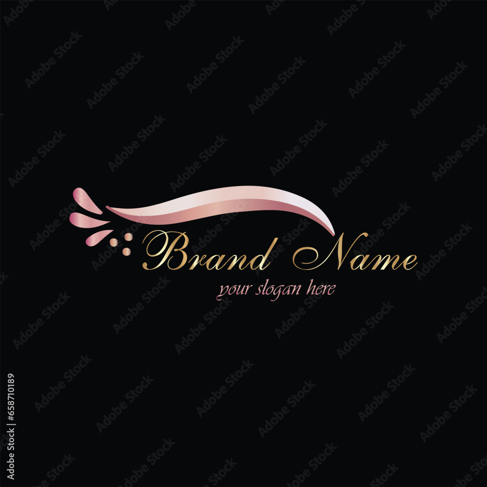 eyebrows and eyelashes logo design vector eyebrows and eyelashes logo design vector