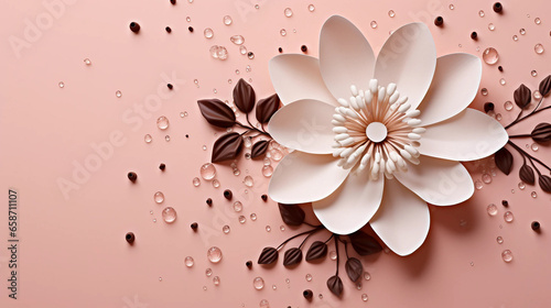 background with flowers