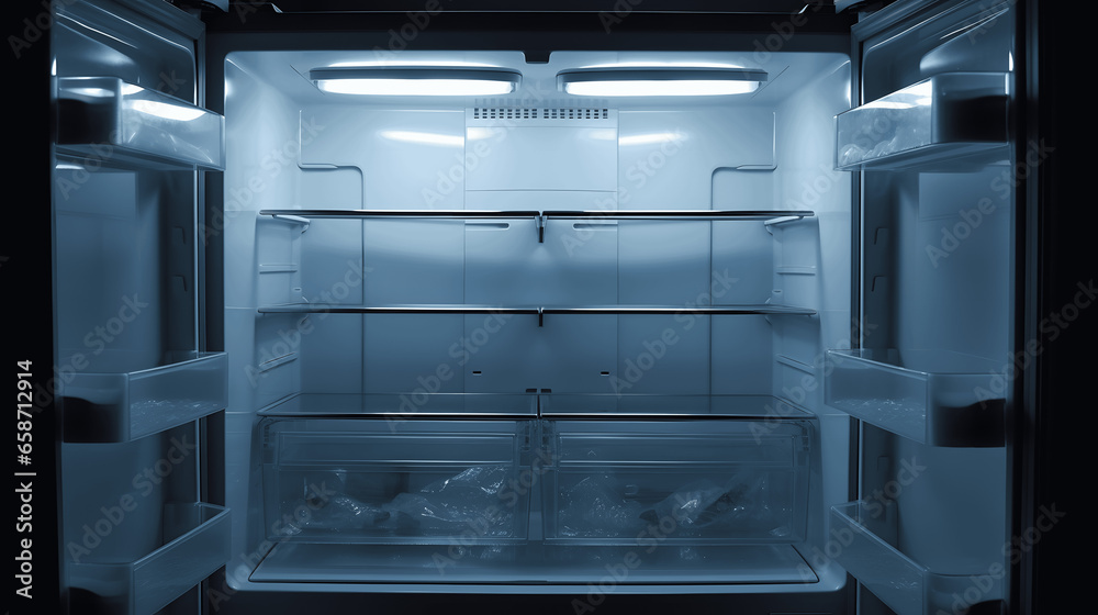 Bare Necessities, An Empty Fridge Speaks Volumes Bare Necessities, An Empty Fridge Speaks Volumes