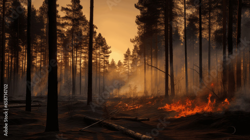 Crisis in the Woods, Fire Devours the Forest
