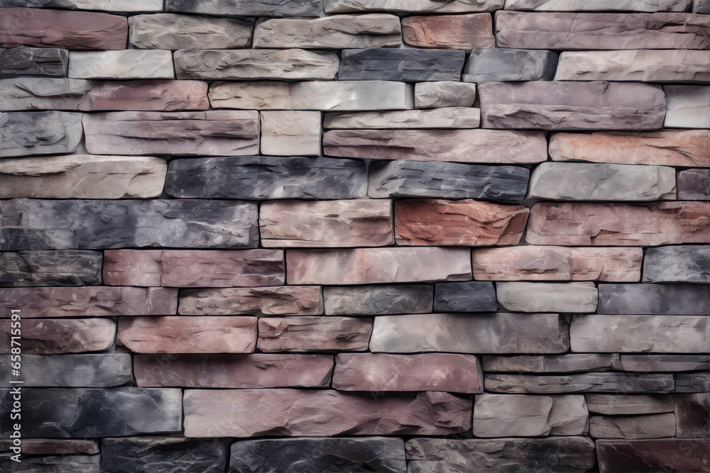 Background of brick wall pattern texture in modern style design decorative uneven.