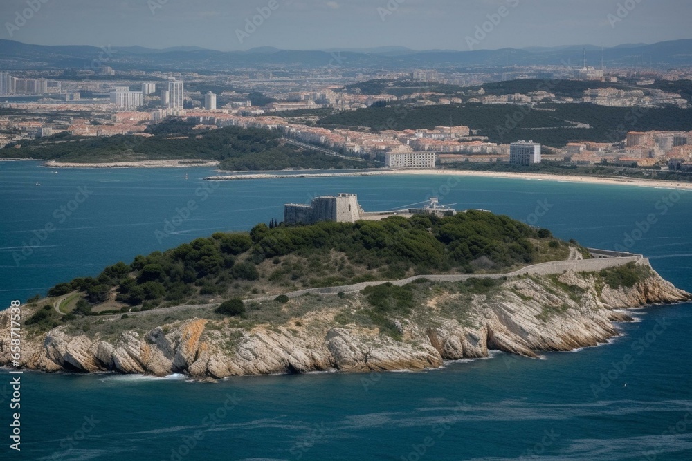 coastline from Marseille to Narbonne. Generative AI