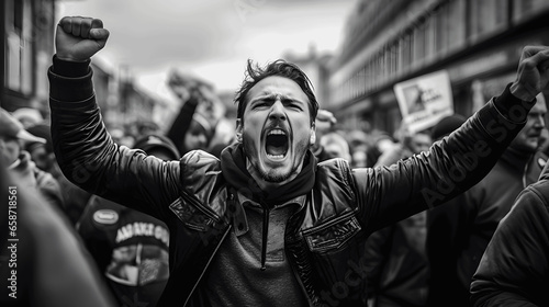 Passion and Protest, A Screaming Voice in Black and White © Sanja