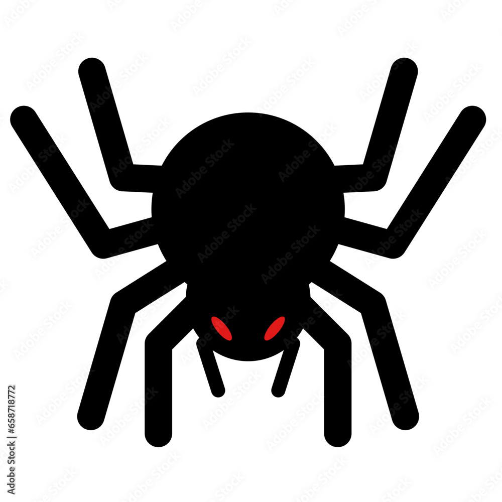Scary spider icon vector for happy Halloween event. Halloween spider icon that can be used as symbol, sign or decoration. Spider icon graphic resource for Halloween theme vector design Scary spider icon vector for happy Halloween event. Halloween spider icon that can be used as symbol, sign or decoration. Spider icon graphic resource for Halloween theme vector design