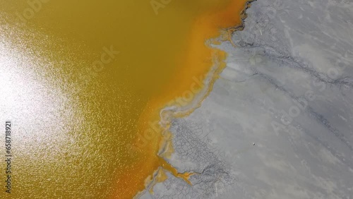 Polluted Lake by Industrial Residuals