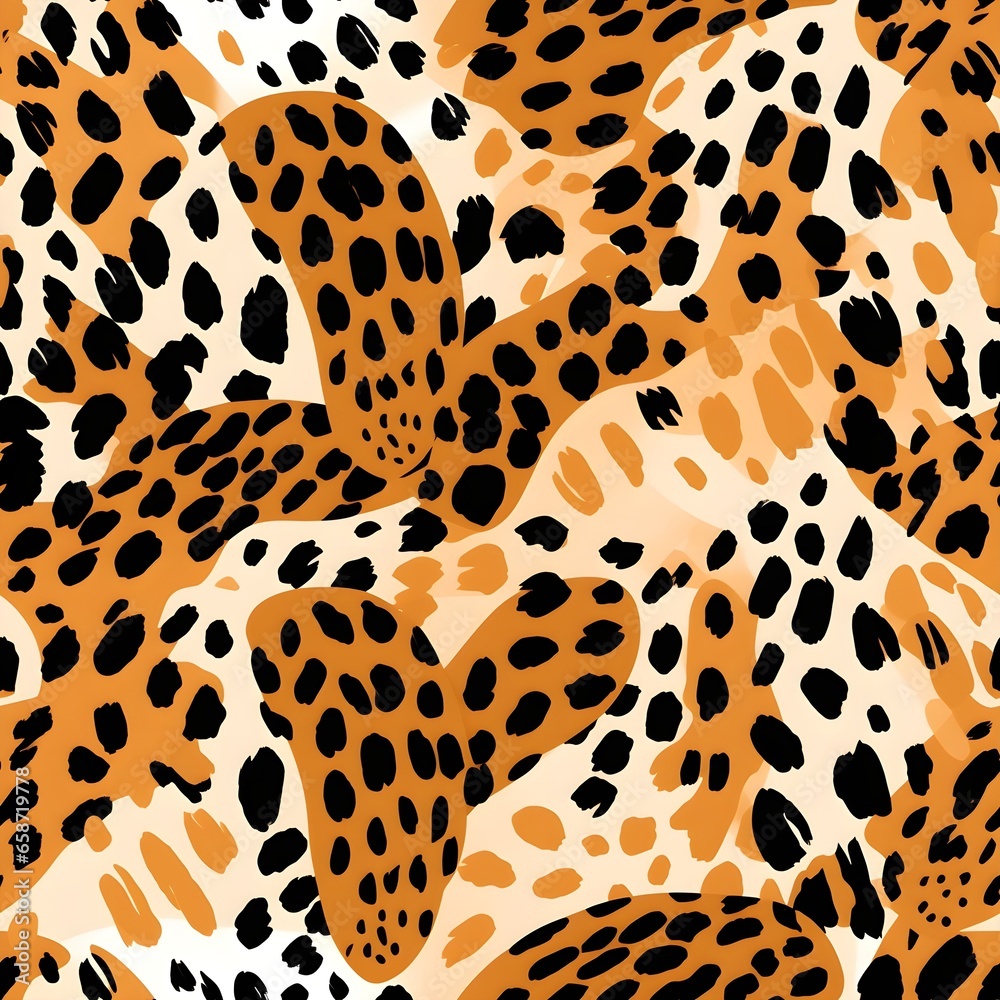 Leopard skin. seamless pattern Leopard skin. seamless pattern