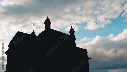 Gateway of India, Mumbai with a cloudy sky in a sunny day 