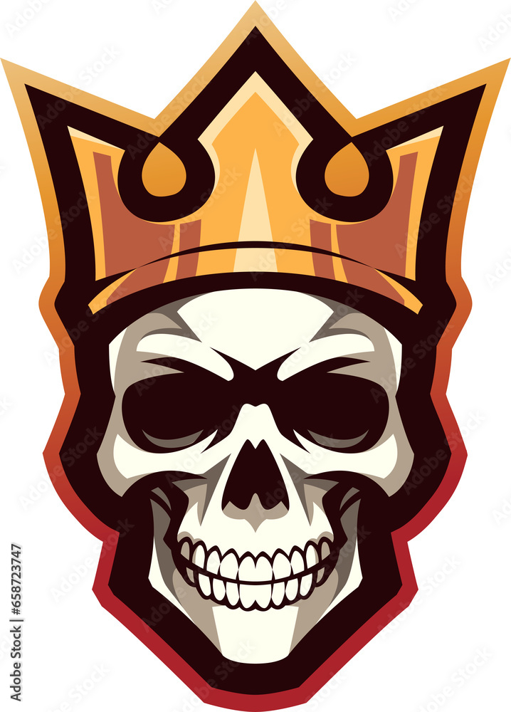Skull king esport mascot Skull king esport mascot