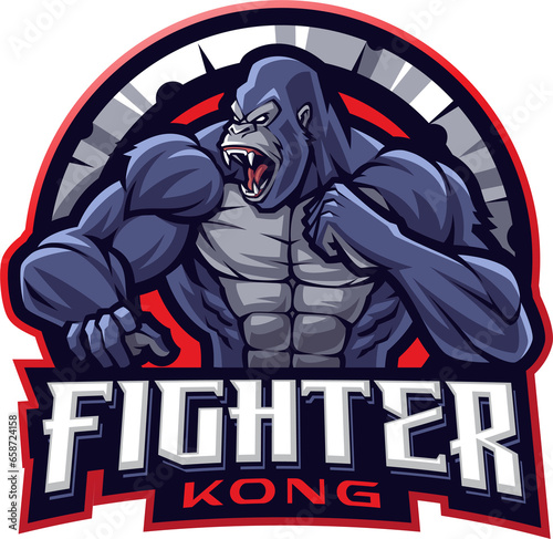 Fighter kong esport mascot