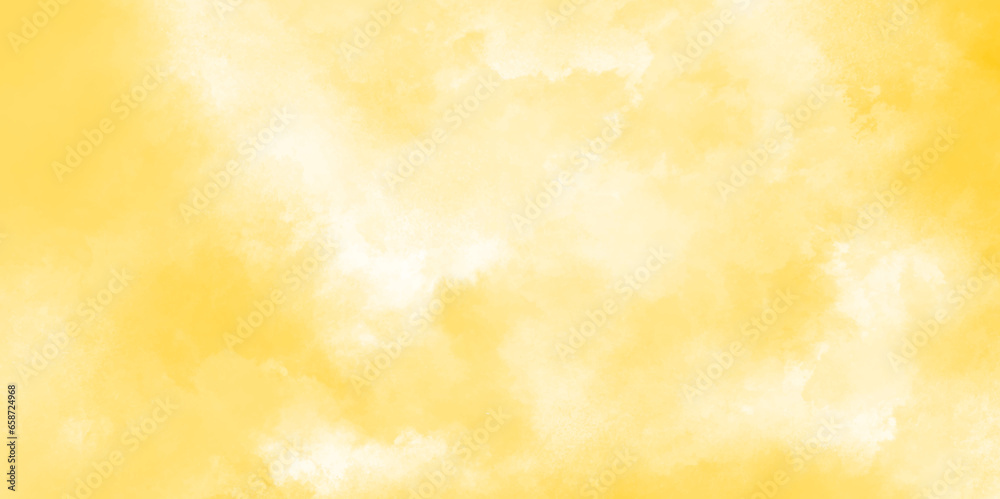 Abstract yellow background. Abstract watercolor drawing on a paper image. grunge texture and backdrop background. Abstract yellow watercolor background for your design, watercolor background concept.