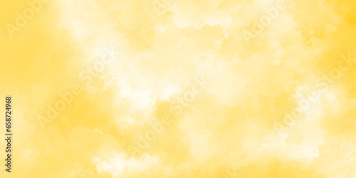 Abstract yellow background. Abstract watercolor drawing on a paper image. grunge texture and backdrop background. Abstract yellow watercolor background for your design, watercolor background concept.