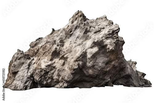Rock stone ClipArt cut out transparent isolated on white background ,PNG file ,artwork graphic design illustration. 