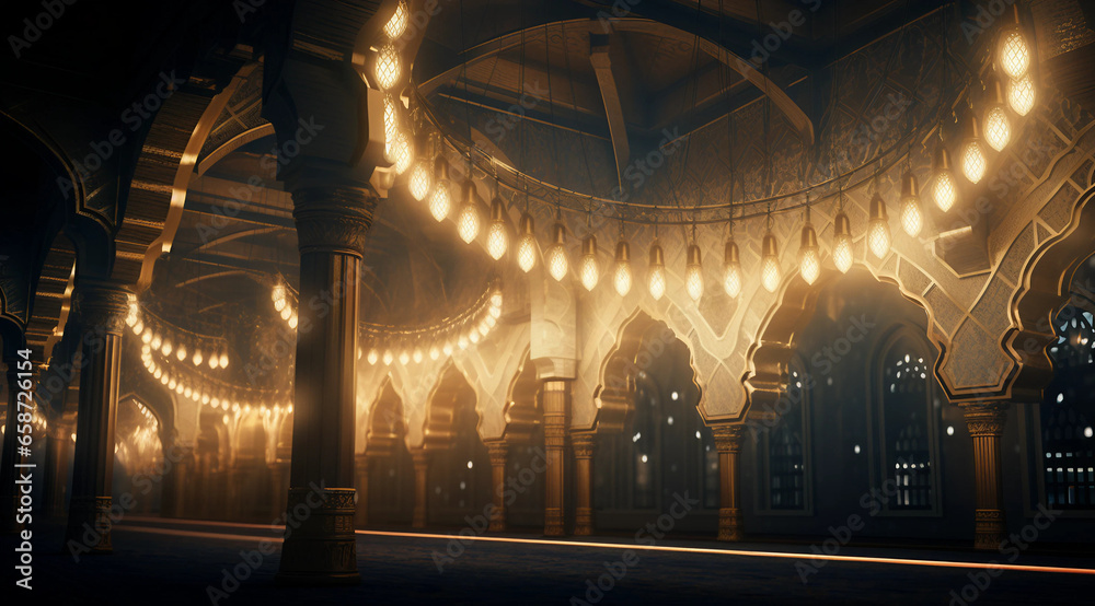 Obraz premium interior of the mosque