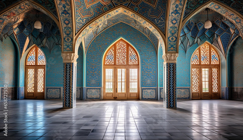 interior of the mosque country © HuddaimaZahra