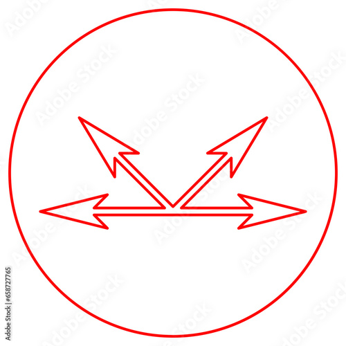 red arrow icon 2, design, symbol, set, pointer, arrow, vector, sign, collection, web, icon, direction, illustration, line, black, element, down, right, up, isolated, sketch, curve, cursor, simple