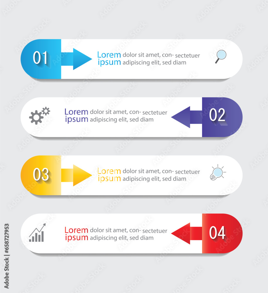 Infographic Vector abstract design web banner template.Modern banner.