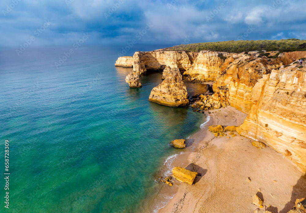 Praia da Marinha, Marinha Beach..Lagoa District...Algarve, Portugal, Europe