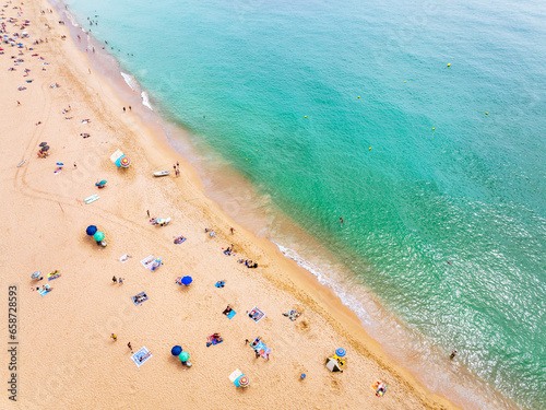 Fototapeta Naklejka Na Ścianę i Meble -  Aerial View, Praia dos Pescadores, Albufeira.Faro District...Algarve, Portugal, Europe