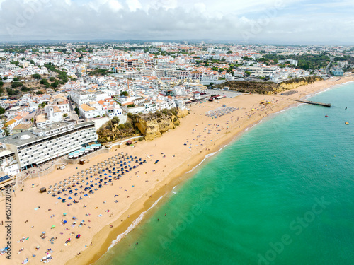 Aerial View, Praia dos Pescadores, Albufeira.Faro District...Algarve, Portugal, Europe © Earth Pixel LLC.
