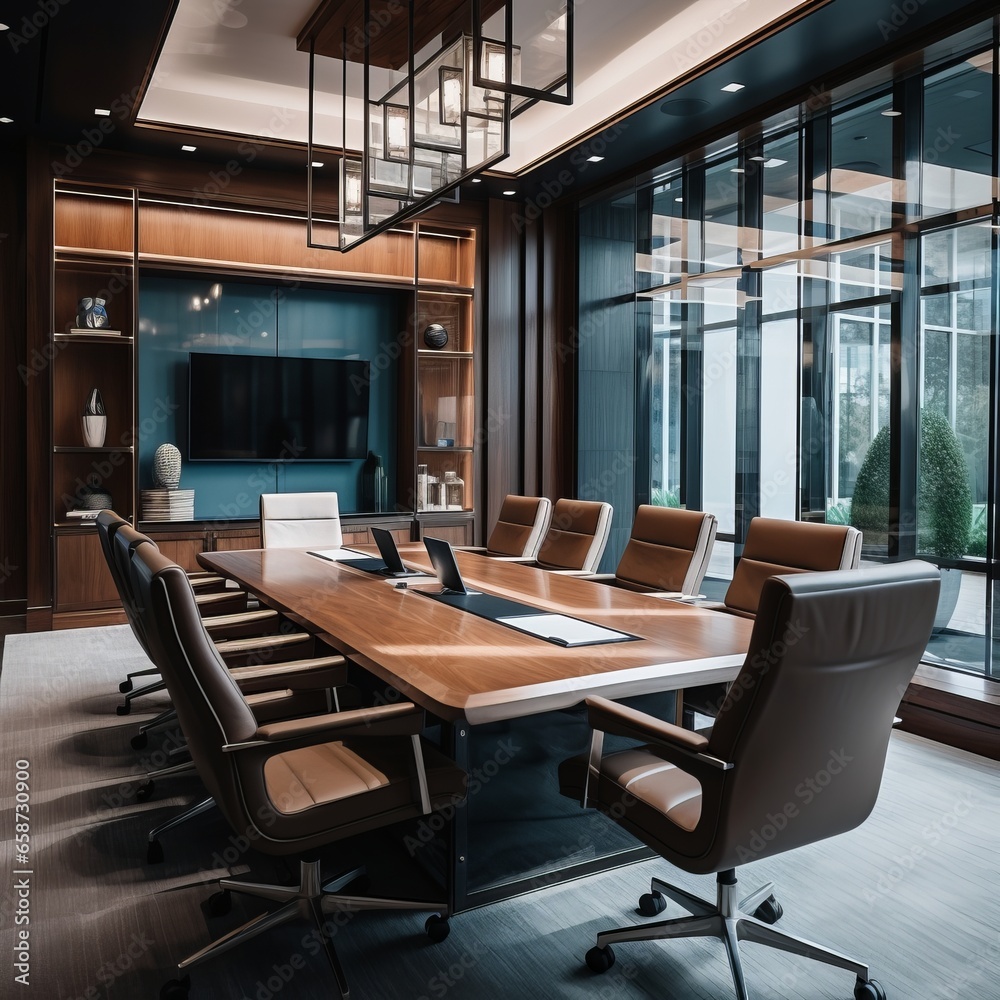 Modern Corporate Boardroom Modern Corporate Boardroom